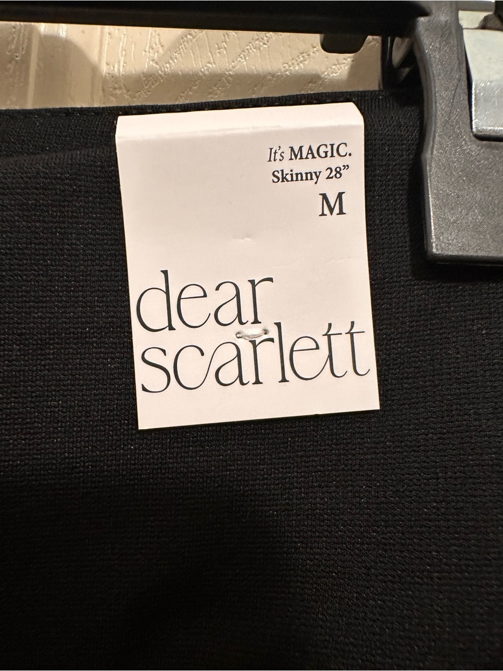 Dear Scarlett Magic Pants Stretch High-Waist Black Skinny Leggings - Picture 4 of 4